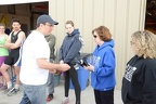 Doug presenting Patty with Ken s 2015 JVTC hat
